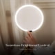 thumbnail image 2 of Espejo de Maquillaje Ilios Lighting 9" Iluminado con Aumento 5X LED, 2 of 9