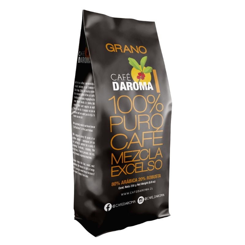 Café Grano Excelso Bolsa 250 gr D'aroma
