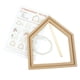 thumbnail image 3 of Aros De Bordado De Madera, Marco Fijo, Punto De Cruz, Manualidades DIY, Forma De Casa, 3 of 5