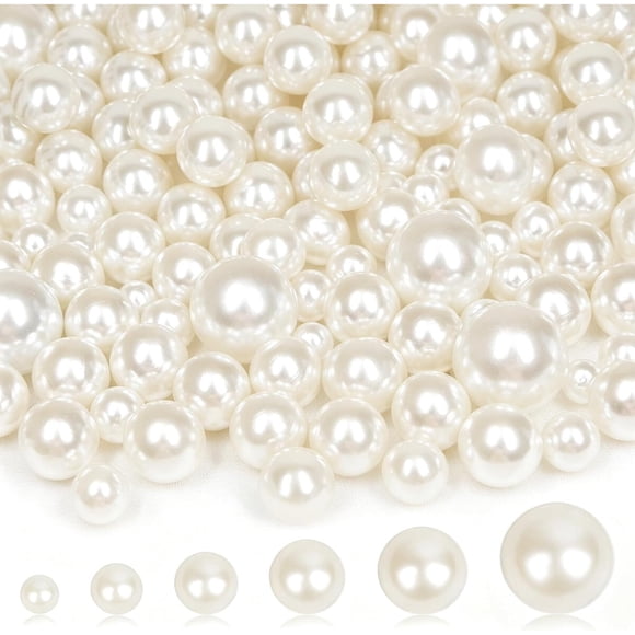 Perlas MACIOZE Ivory, 2000 unidades sin orificio, varios tamaños