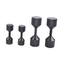 Ioensy - 4 Piezas De Pasadores De Alineación Anodizados Alineadores De Brida Livianos Y Multifuncionales Color Negro