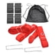 thumbnail image 4 of Kit De Líneas Delimitadoras Para Cancha De Voleibol De Playa, Versátil, De 52,5 Y 26,2 Pies, Línea Roja, 4 of 5