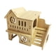 thumbnail image 1 of Cabaña Escondite De Animales Pequeños De Madera, Juguetes De Juego, Casa De Hámster Para Mascotas Pequeñas De Hámster, Estilo B, 1 of 5