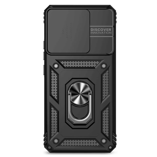 Funda Resistente Anillo Soporte Xiaomi 14T Privacidad Cámara Montaje Magnético Negro