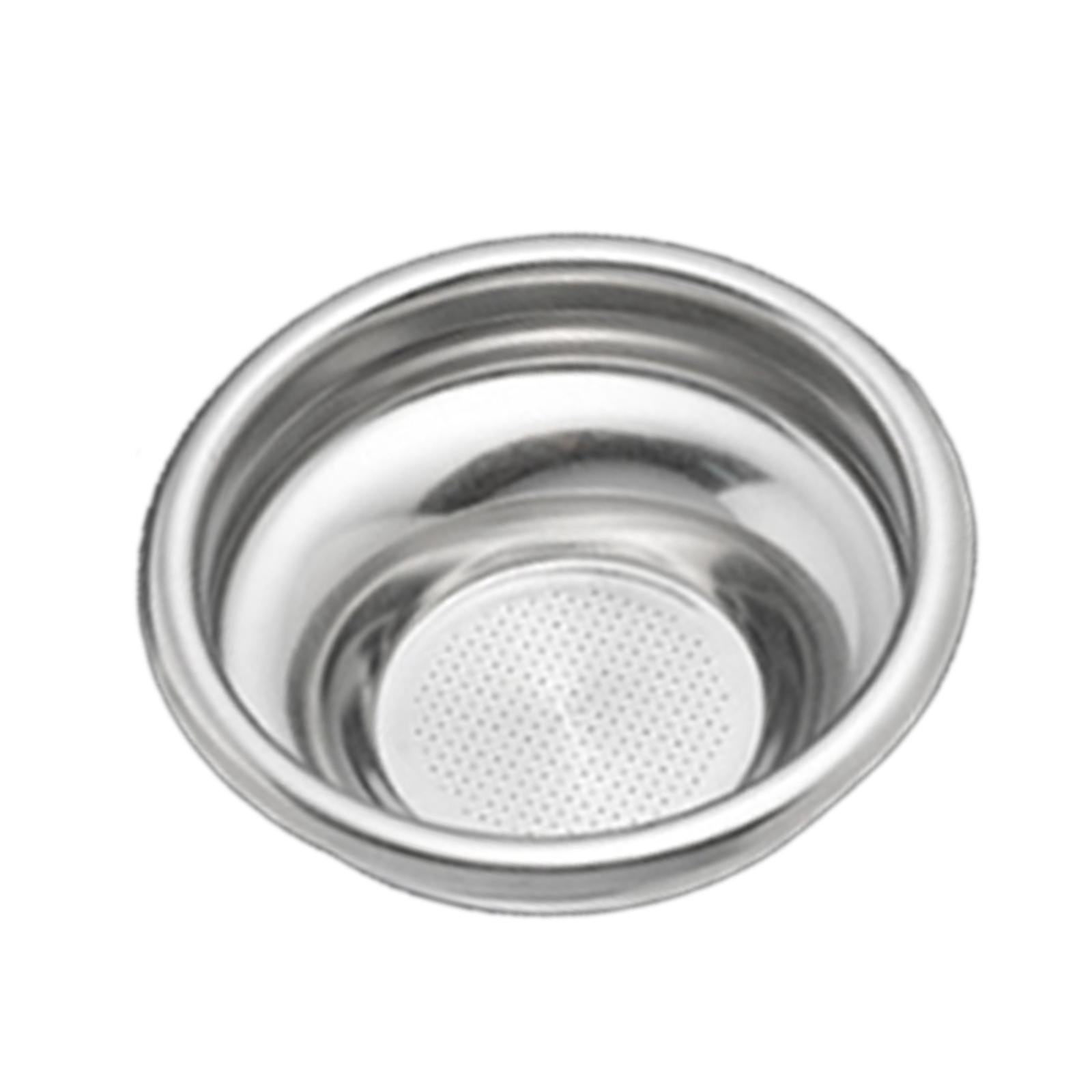 Magideal - Filtro De Café De 58 Mm Para Cafetera Espresso, Taza De Filtro, Cesta De Filtro Poroso Desmontable Portátil, Cesta De Portafiltro, Piezas De Barra Par 8 A 12G