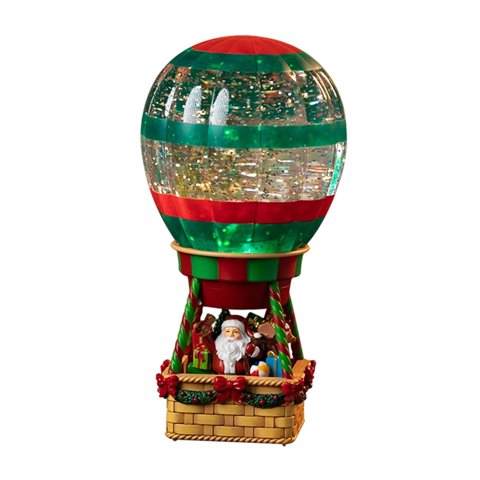 Bothyi - Adorno De Figura De Bola De Nieve Con Canciones Musicales Para Mesa, Chimenea, Papá Noel