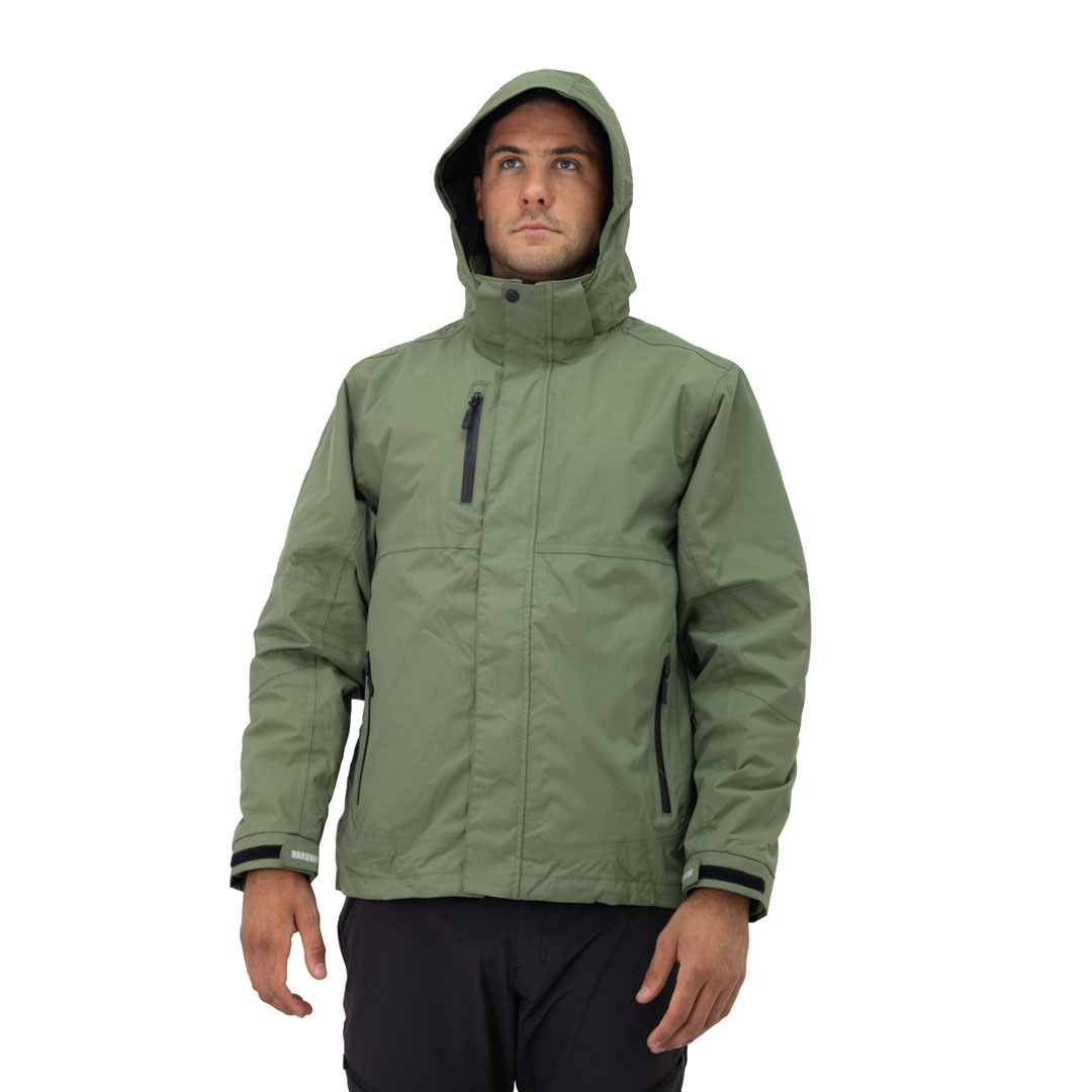 Hardwork - Parka Desmontable Hw Reno 3 En 1 Verde Oliva