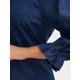 thumbnail image 5 of INSPIRE CHIC Vestido de Jean para Mujer Ajuste Suelto Manga 3/4 Abotonado Midi Vestido de Mezclilla L Azul Oscuro, 5 of 6