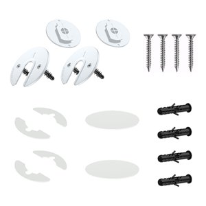 Magideal - Soporte Para Tableta De Montaje En Pared Giratorio Para Cocina De Enrutador De Teléfono , Blanco