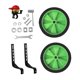 thumbnail image 2 of Ruedas De Entrenamiento Para Bicicleta Infantil, Ruedas Auxiliares De Repuesto Portátiles, Color Verde, 2 of 5