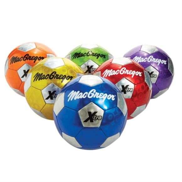 Balón de fútbol MacGregor Color My Class Xtra#, paquete de 6