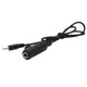 thumbnail image 2 of Conector De 2,5 Mm A Conector De Salida De Pin Final De 6,35 Mm Cable De Audio Para Pastilla De Guitarra, 2 of 5
