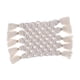thumbnail image 3 of Posavasos Tejidos A Mano, Alfombrillas Para Tazas Con Borlas, Macramé Resistente Al Calor Para Bodas, 3 of 3