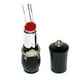 thumbnail image 3 of Soporte de cojín de agujas con forma de lápiz labial con agujas de coser de 5 piezas negro, 3 of 3