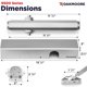 thumbnail image 3 of Cierrapuertas OAKMOORE Serie 9500 de Alta Resistencia Plata, 3 of 9