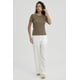 thumbnail image 4 of Polera Mujer Básico Lisa Verde Olivo, 4 of 4