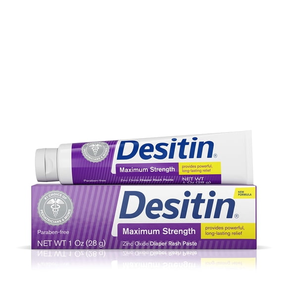 Crema para dermatitis del pañal Desitin Maximum Strength 40% zinc 30 ml x6