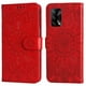 thumbnail image 3 of Funda tipo cartera FOXDOCK para OPPO A74 4G , diseño girasol en relieve, cuero PU, cierre magnético, soporte y tarjetero, 3 of 5
