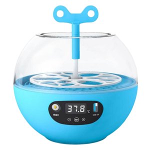 Ioensy - Mini Incubadora De 6 Huevos Hatcher Control De Temperatura De Aves De Corral Digital Pato Pájaro