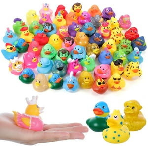 Calcetines Navideños Prudiut De Rubber Ducks, 30 Unidades