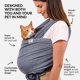 thumbnail image 3 of CollarDirect Transportín tipo Sling para Gato - Gris, 3 of 8