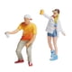 thumbnail image 1 of 1/87 Diorama Graffiti Figura Personajes Resina Personas Tren Dise?o Blanco Amarillo, 1 of 5
