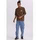 thumbnail image 4 of Polera Hombre Doble Print Wester Chocolate, 4 of 4