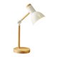 thumbnail image 3 of Lámpara De Mesa De Lectura Multiarticulada LED De Madera Luz De Trabajo Flexible Blanco 3W, 3 of 5