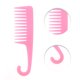 thumbnail image 3 of Unique Bargains 1 Pc Peine Grande de Dientes Anchos Translúcido para Cabello Rizado y Fino Plástico Rojo Rosa, 3 of 3