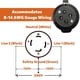 thumbnail image 5 of Enchufe MECMO NEMA L14-30 de 30 A, 125/250 V, con cubierta impermeable, 5 of 6