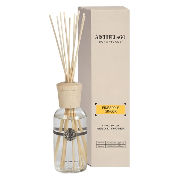 Difusor de Varillas Archipelago Botanicals 232 ml Piña y Jengibre