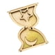 thumbnail image 2 of Accesorio De Tablero Ocupado De Madera Para Niños Pequeños, Enseñanza Temprana De Habilidades Prácticas, Reloj De Arena Amarillo, 2 of 5