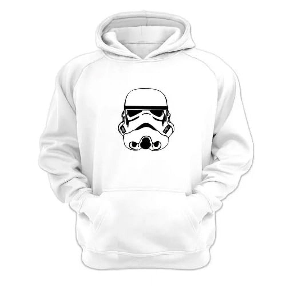 Genérico - Polerón Canguro Sw Guerra Interestelar Blanco Talla Xs Unisex
