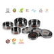 thumbnail image 3 of Set de contenedores de almacenamiento Sumeet de acero inoxidable 200-800 ml, 3 of 3