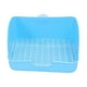thumbnail image 3 of Caja De Arena Para Conejos, Bandeja Para Mascotas Con Rejilla, Orinal Para Conejos, Jaula Para Chinchillas, Color Azul, 3 of 5