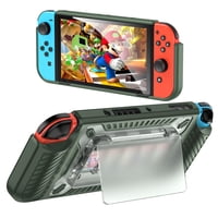 Funda Aaronmei Switch Oled Verde Oscuro