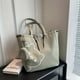 thumbnail image 1 of Simple Cartoon Bear Canvas Shoulder Bag, Versatile All-Match Tote Bag With Mini Coin Purse, 1 of 5