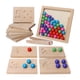 thumbnail image 1 of Juego De Cuentas Con Clip De Tablero De Madera Con Cuentas De 55 Colores Para Juego De Mesa Para Ni?o Y Ni?a, 1 of 5