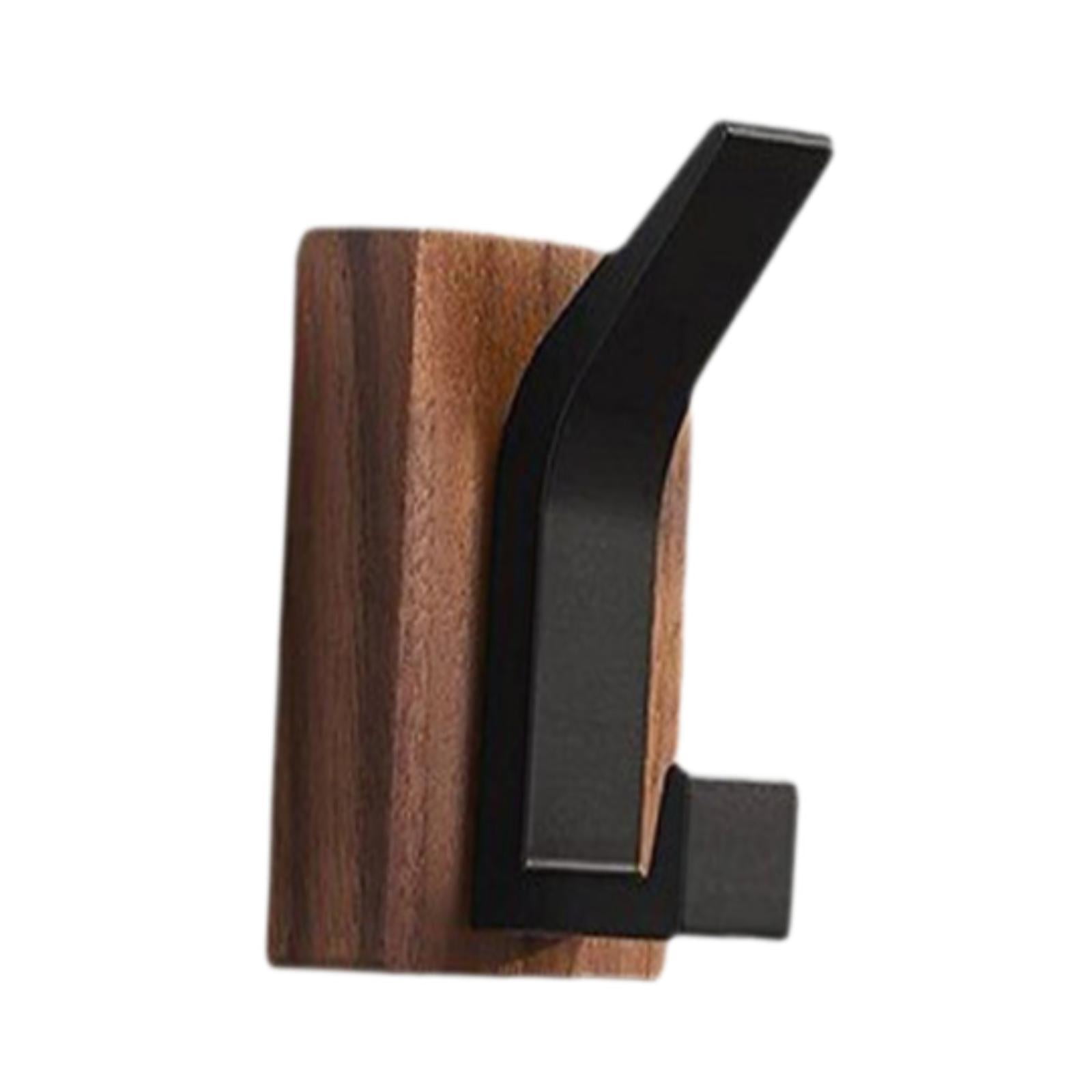 Bothyi - Gancho De Pared Para Abrigos, Percha De Pared Contemporánea De Madera Para Abrigos, Bolsos, Estilo Rústico, Gancho Individual