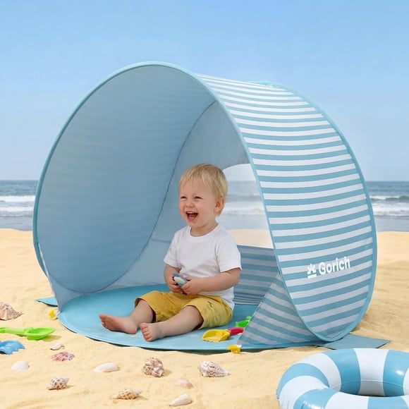 Carpa De Playa Pop Up Para Bebaa Con Protecciaan Uv50 Grande