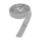 thumbnail image 3 of 1 Rollo De 5 Hileras De Diamantes De Imitación De Cinta De Diamante De Envoltura De Rollo De Bricolaje Artesanal De Plata AB, 3 of 5
