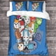 thumbnail image 3 of Juego de ropa de cama con estampado digital 3D de Entemah Castle Crashers con funda de almohada, funda nórdica de microfibra suave, juego de 3 piezas de anime con funda de edredón con cremal, 3 of 3