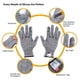 thumbnail image 2 of Mangas resistentes a cortes ANLONGLI, guantes protectores de 45 cm, gris, 2 of 8