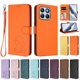 thumbnail image 3 of Honor X8B 4G Funda Billetera con Estampado de Gato, Naranja, 3 of 6