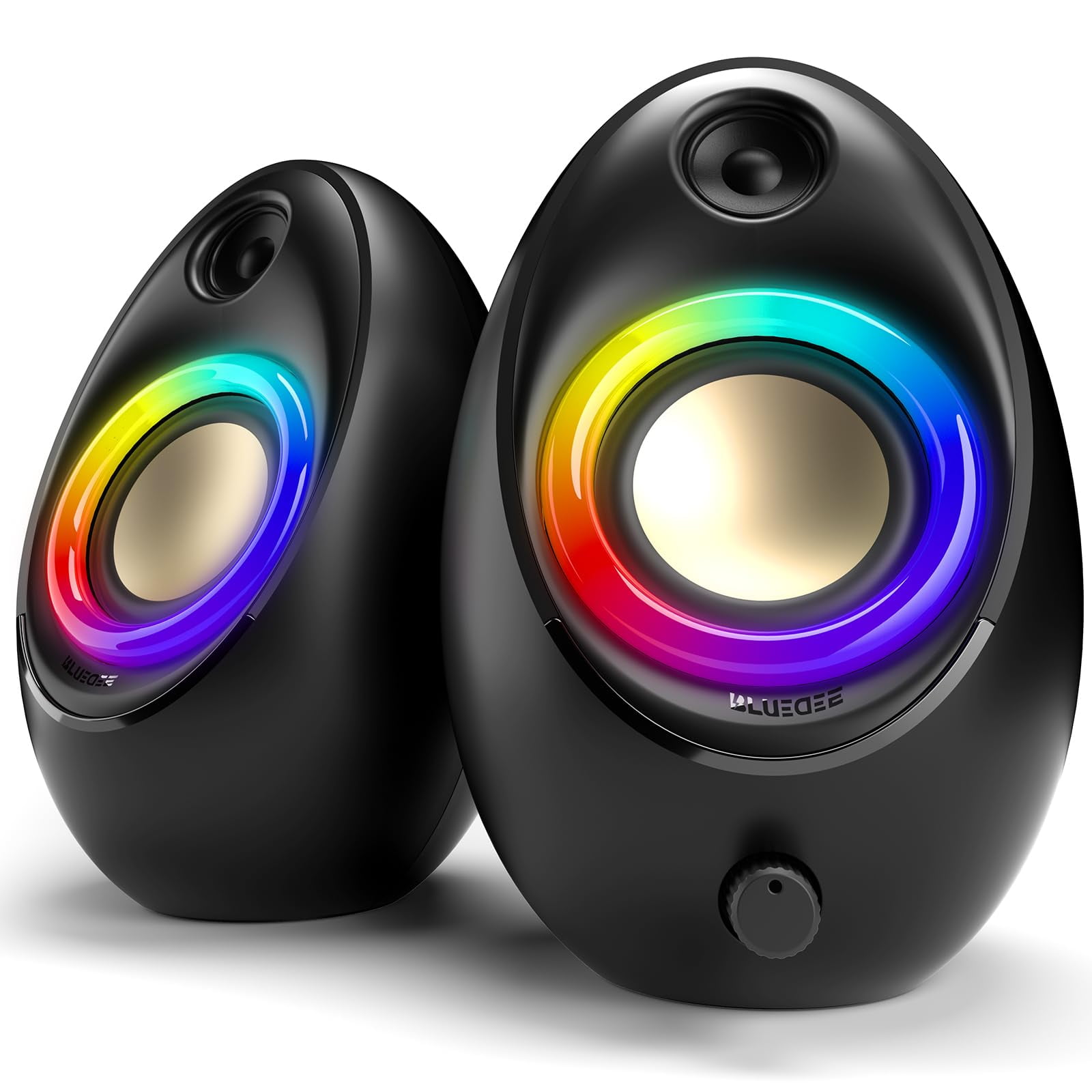 Parlantes Para Computadora Bluedee Sk900 20w Bluetooth 5.4 Usb-c Rgb