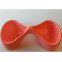 Genérico - Plato Doble De Plástico Para Mascotas