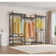 thumbnail image 2 of Organizador de Ropa VIPEK V5 de Acero Resistente 175x40x194 cm Negro, 2 of 9
