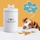 thumbnail image 4 of Recipiente para golosinas para perros Barnyard Designs, tamaño grande, cerámica, color blanco, 4 of 8