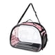 thumbnail image 5 of Bolsa portátil para llevar gatos, bolsa plegable de lado suave para mascotas, bolso transparente y cómodo, bolsa de burbujas para perros pequeños, Cam , Rosa L, 5 of 5