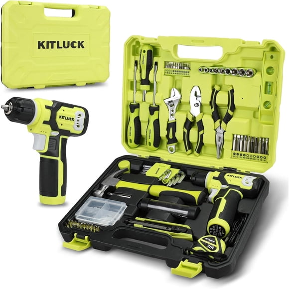 Kit Taladro 8v Inalámbrico Con 180 Piezas